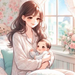 ハグモッチが産後の身体の休息に役立つ場面